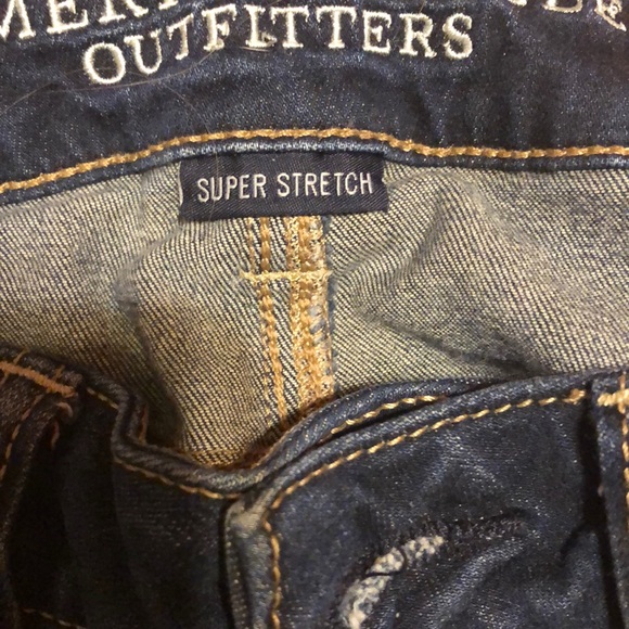 American eagles dark washed jeans super stretch - Picture 2 of 4